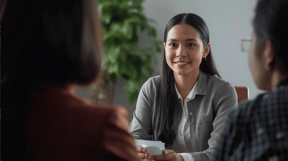 Helper interview by employer